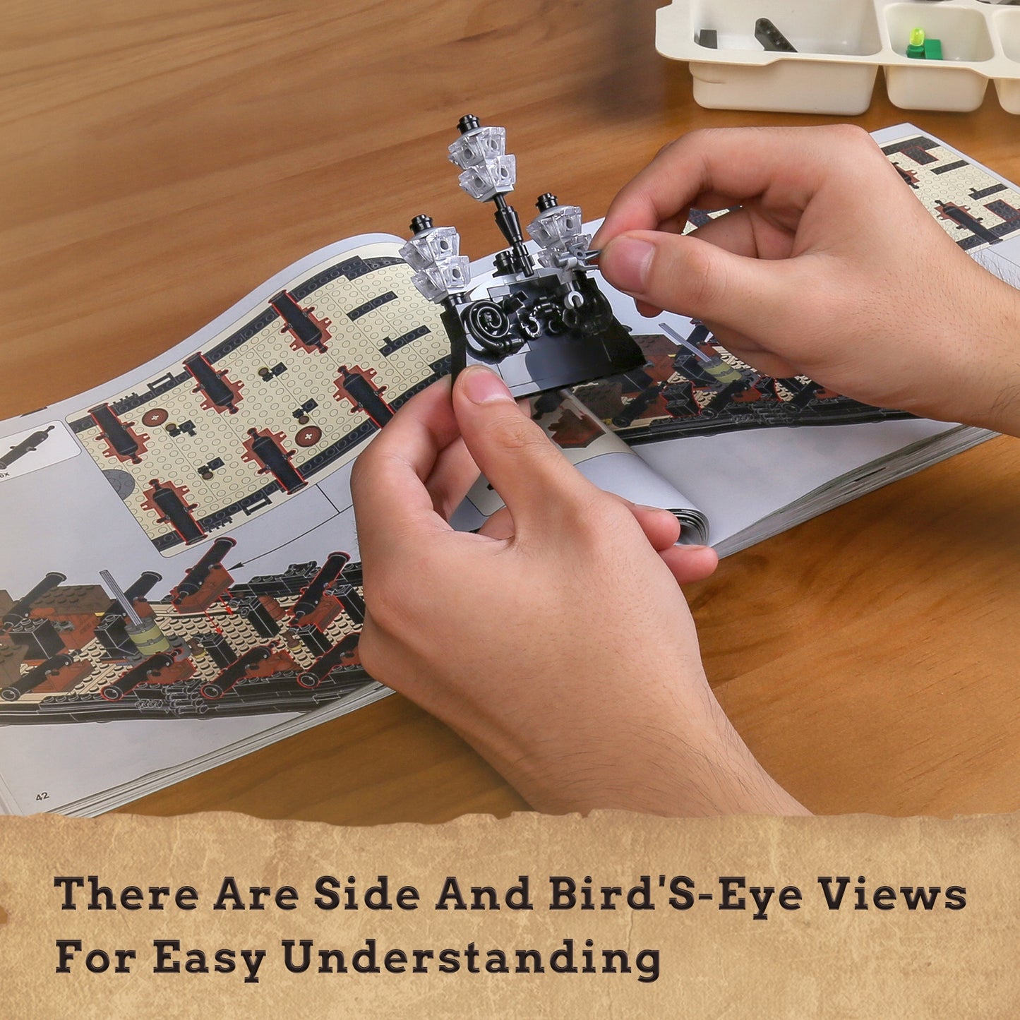 Karibų piratų Juodasis Perlas Konstruktorius