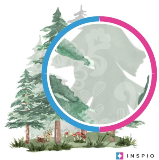 Miškas mėnulio šviesoje – sienos lipdukas