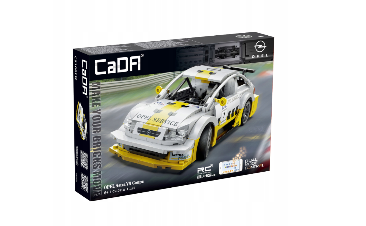 CaDA konstruktorius NUOTOLINIO PULTO VALDYMO AUTOMOBILIŲ OPEL ASTRA V8 COUPE DUAL MODE 330 EL