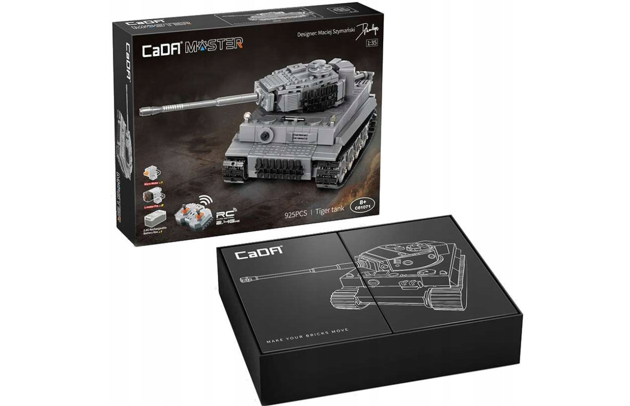 CaDA konstruktorius TIGER TANK 925 EL. NUOTOLINIO PULTO VALDOMA PRO POWER RC SISTEMA
