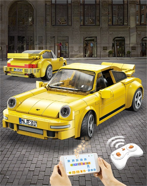 CaDA konstruktorius NUOTOLINIO VALDYMO SPORTINIS AUTOMOBILIS RUF CTR YELLOWBIRD 222 EL RC