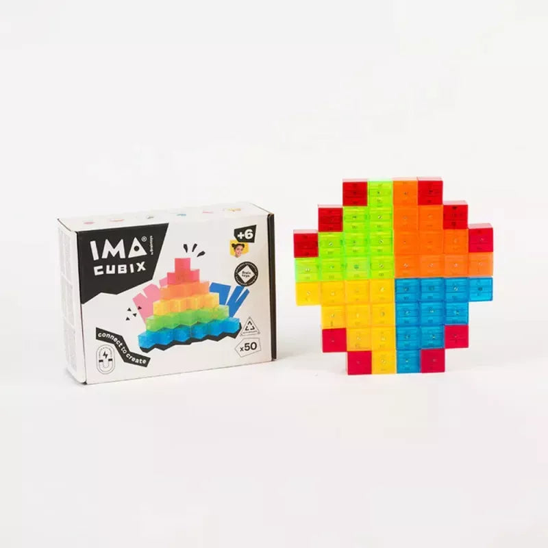 Cubix magnetiniai kūbeliai (50 el.)