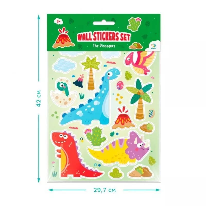 Dodo sienų lipdukai vaikams Dinozaurai