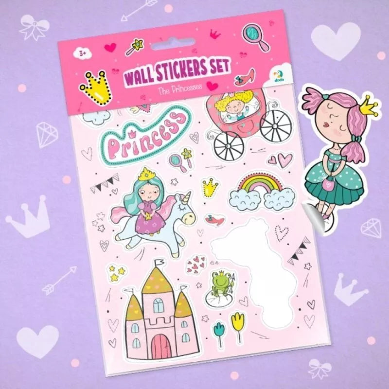 Dodo sienų lipdukai vaikams Princesės