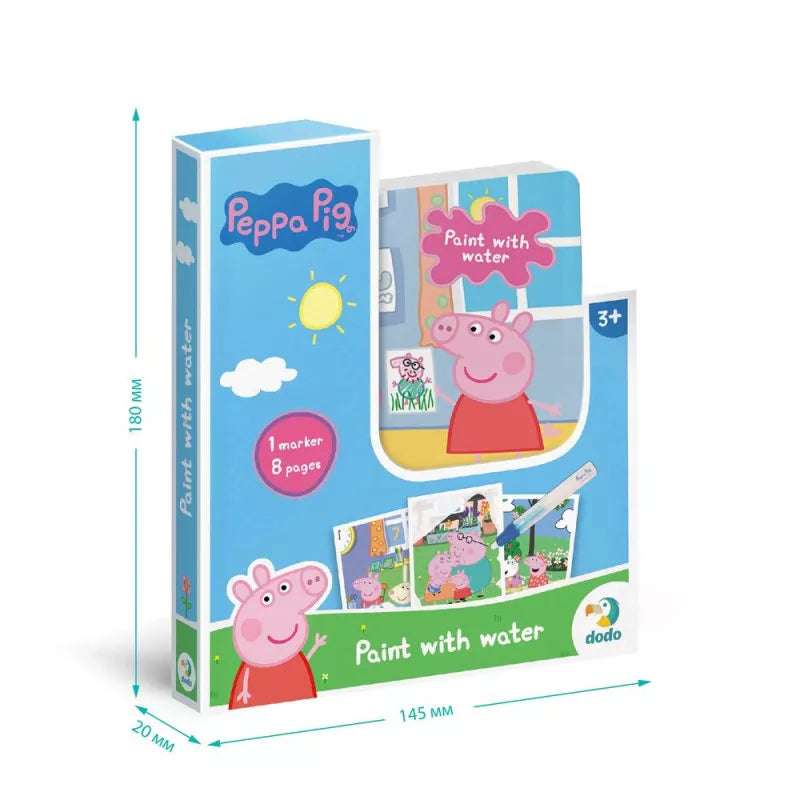 Dodo spalvinimo vandeniu knygutė Peppa Pig