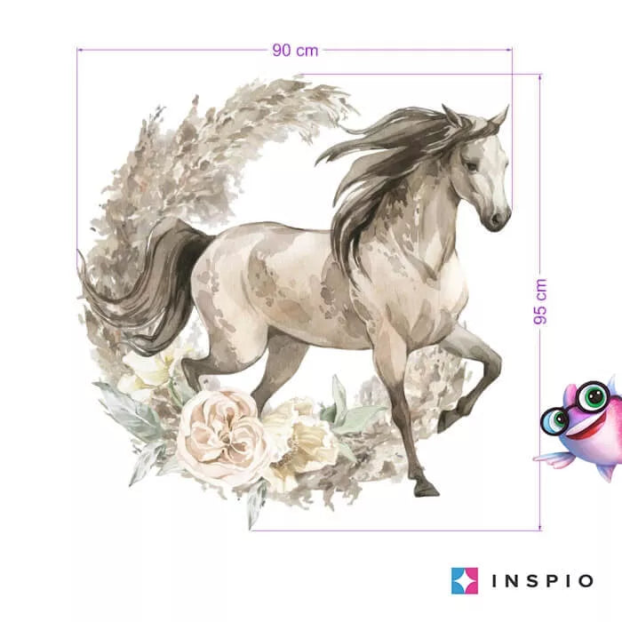 Sieninis lipdukas – arklys