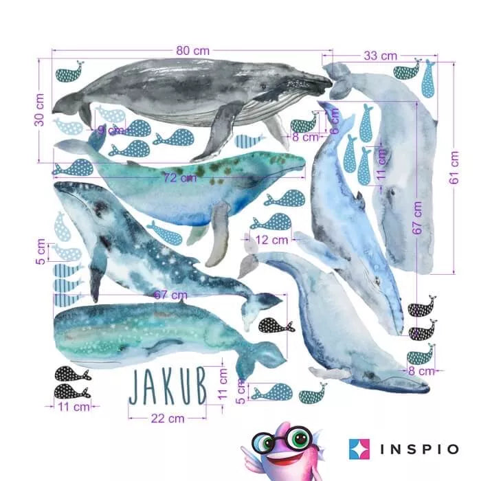 Lipnūs tapetai – banginiai