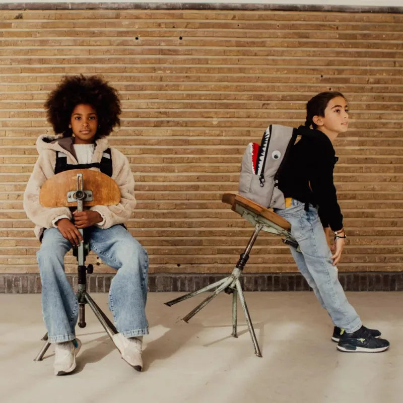 Pick & Pack kuprinė pradinukams Ryklys, M (pilka)