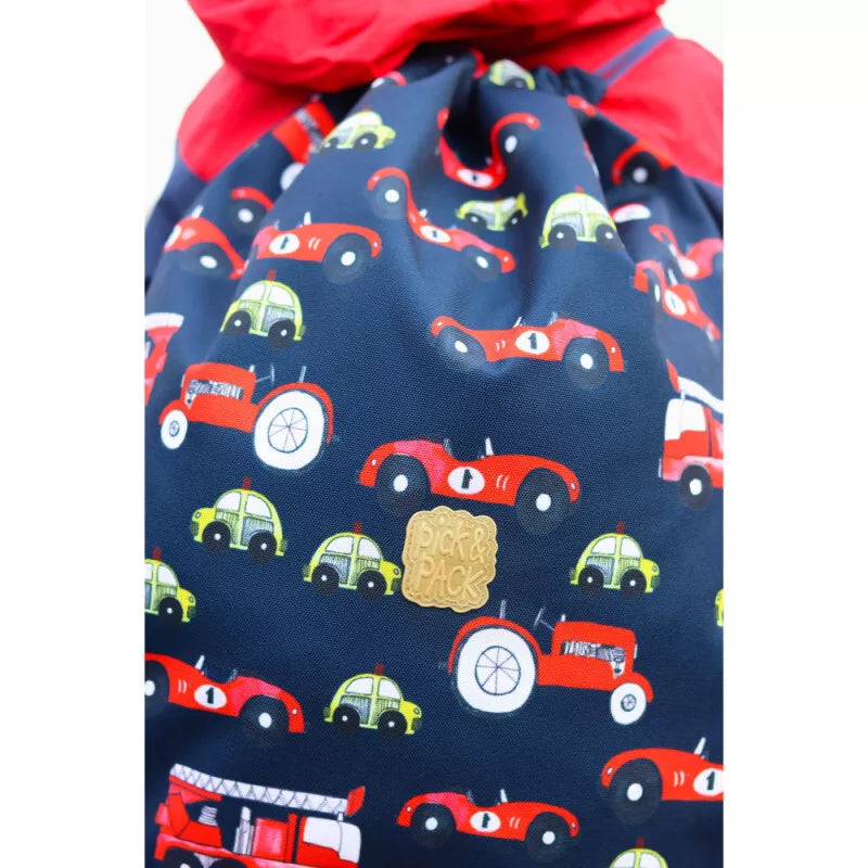 Pick & Pack sportinis krepšys Mašinos