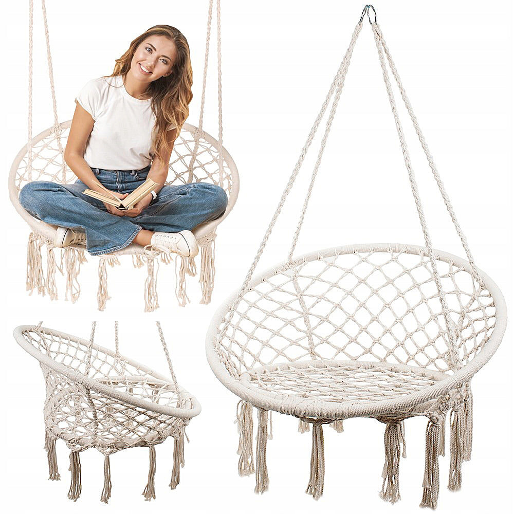 Pakabinamas hamakas kėdė sūpynė Boho