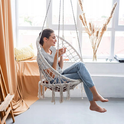 Pakabinamas hamakas kėdė sūpynė Boho