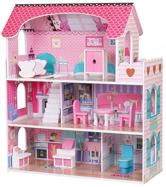 Lėlių namelis EcoKidWood - 70cm