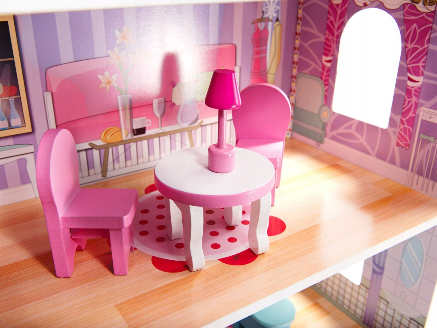 Lėlių namelis EcoKidWood - 70cm