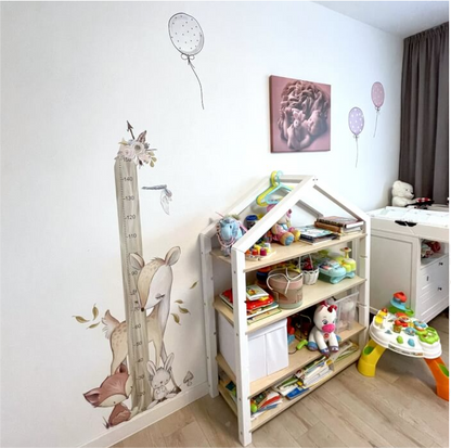Miško žvėrių – augimo matuoklio lipdukas