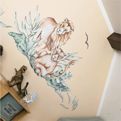 Sienų lipdukas - SAFARI gyvūnai iš dykumos
