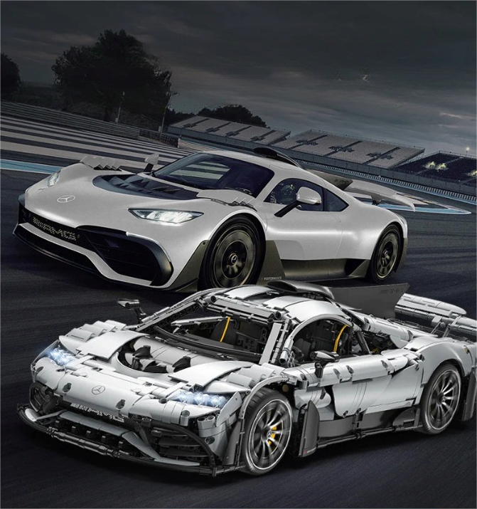 CaDA Master konstruktorius MERCEDES AMG ONE SPORTS CAR 3295EL NUOTOLINIO VALDYMO RC +LED