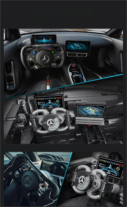 CaDA Master konstruktorius MERCEDES AMG ONE SPORTS CAR 3295EL NUOTOLINIO VALDYMO RC +LED