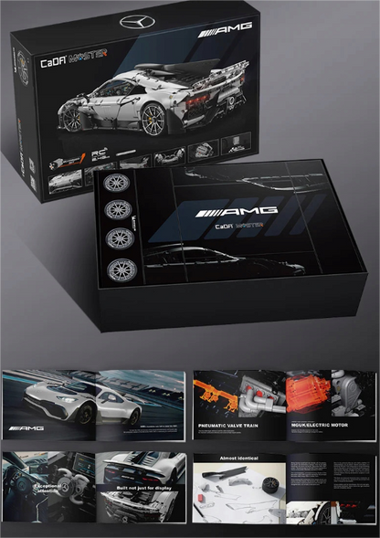 CaDA Master konstruktorius MERCEDES AMG ONE SPORTS CAR 3295EL NUOTOLINIO VALDYMO RC +LED