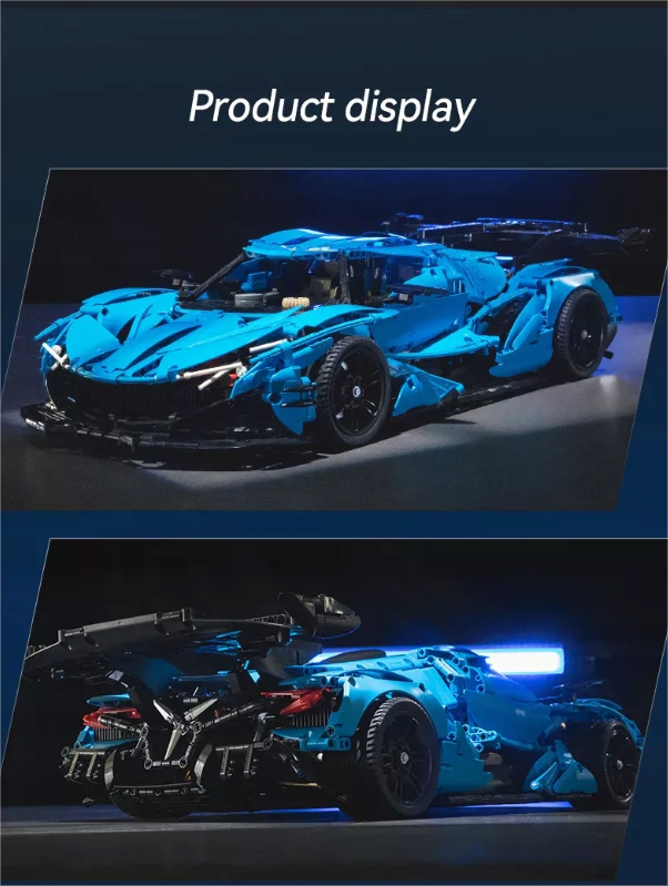 CaDA Master konstruktorius  SPORTINIS AUTOMOBILIS 60 CM V12 HYPERCAR RECING TRANSPORTO 3865 EL.