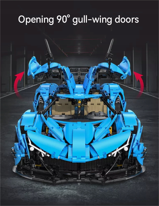 CaDA Master konstruktorius  SPORTINIS AUTOMOBILIS 60 CM V12 HYPERCAR RECING TRANSPORTO 3865 EL.