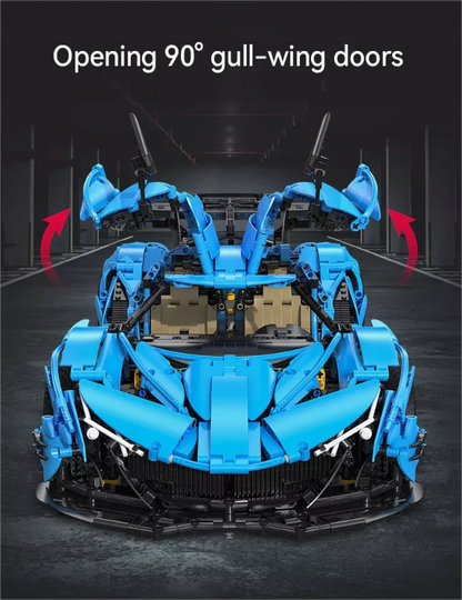 CaDA Master konstruktorius  SPORTINIS AUTOMOBILIS 60 CM V12 HYPERCAR RECING TRANSPORTO 3865 EL.