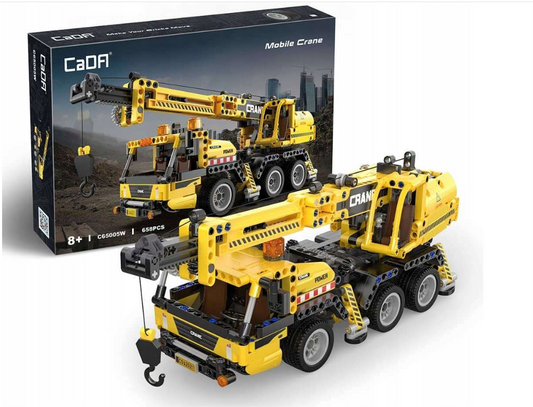 CaDA konstruktorius TECHNIC KRANAS 37 CM DIDELĖ STATYBINĖ TRANSPORTO PRIEMONĖ 658 EL.