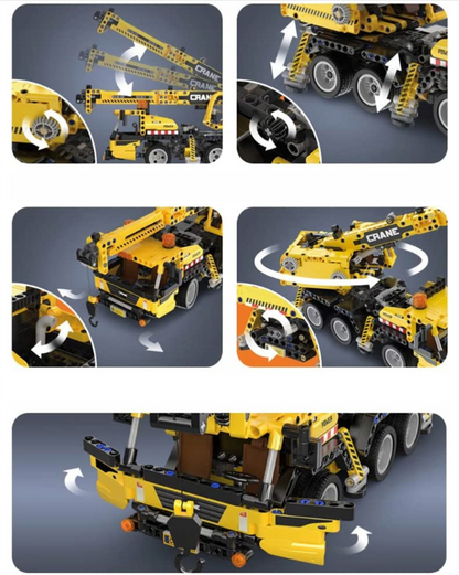 CaDA konstruktorius TECHNIC KRANAS 37 CM DIDELĖ STATYBINĖ TRANSPORTO PRIEMONĖ 658 EL.