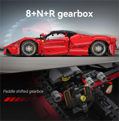 CaDA Master konstruktorius SPORTINIS AUTOMOBILIS 60CM VIVA HYPERCAR RACING CAR 4739 EL.