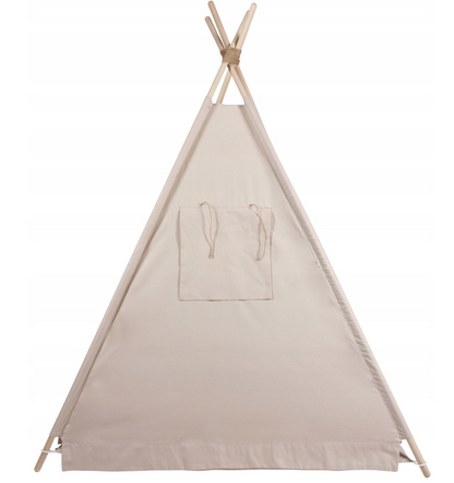 WIGWAM TIPI palapinė Kilimėlis Pagalvėlės Šviesos girlianda