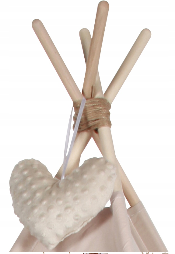 WIGWAM TIPI palapinė Kilimėlis Pagalvėlės Šviesos girlianda