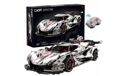 CADA Master konstruktorius HYPER CAR V12 4449 EL. RC PRO MAITINIMO SISTEMA