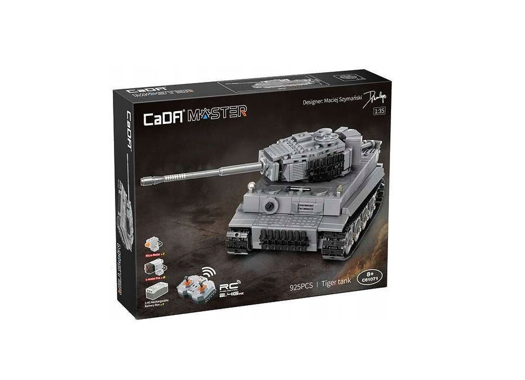 CaDA konstruktorius TIGER TANK 925 EL. NUOTOLINIO PULTO VALDOMA PRO POWER RC SISTEMA
