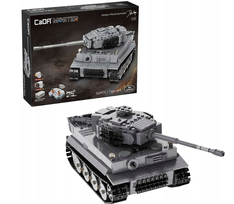 CaDA konstruktorius TIGER TANK 925 EL. NUOTOLINIO PULTO VALDOMA PRO POWER RC SISTEMA