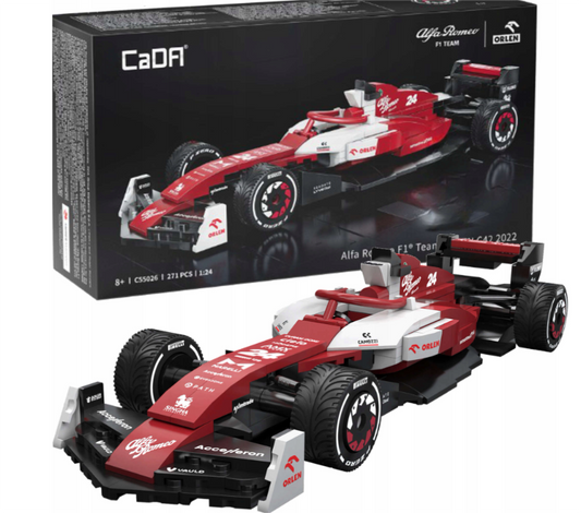 CaDA konstruktorius ALFA ROMEO F1 TEAM BOLID ROBERT KUBICA RED 271 EL FORMULA