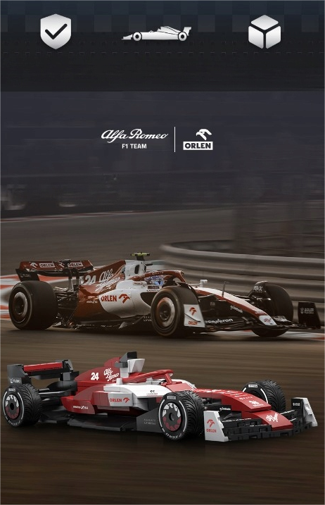 CaDA konstruktorius ALFA ROMEO F1 TEAM BOLID ROBERT KUBICA RED 271 EL FORMULA