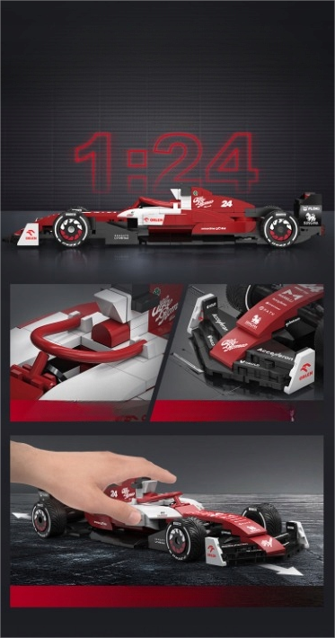 CaDA konstruktorius ALFA ROMEO F1 TEAM BOLID ROBERT KUBICA RED 271 EL FORMULA