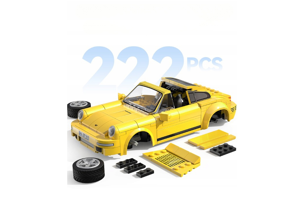 CaDA konstruktorius NUOTOLINIO VALDYMO SPORTINIS AUTOMOBILIS RUF CTR YELLOWBIRD 222 EL RC