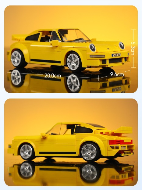 CaDA konstruktorius NUOTOLINIO VALDYMO SPORTINIS AUTOMOBILIS RUF CTR YELLOWBIRD 222 EL RC