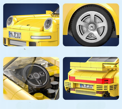 CaDA konstruktorius NUOTOLINIO VALDYMO SPORTINIS AUTOMOBILIS RUF CTR YELLOWBIRD 222 EL RC