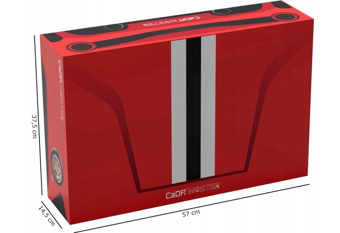 CaDA konstruktorius ITALIŠKAS SUPER AUTOMOBILIS 3187 EL. NUOTOLINIO PULTO VALDYMAS RC PRO POWER + LED