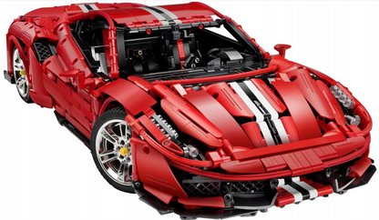 CaDA konstruktorius ITALIŠKAS SUPER AUTOMOBILIS 3187 EL. NUOTOLINIO PULTO VALDYMAS RC PRO POWER + LED