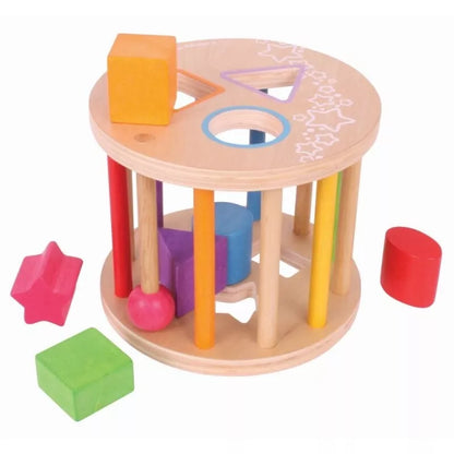 Bigjigs medinė formų rūšiuoklė (7 el.)
