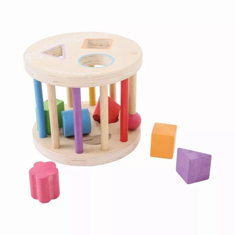 Bigjigs medinė formų rūšiuoklė (7 el.)