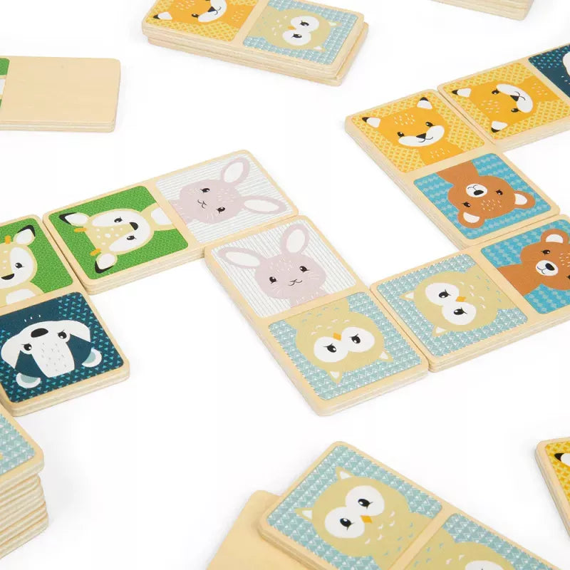 Bigjigs medinis domino Gyvūnai