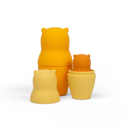 Bigjigs sudedami silikoniniai meškiukai