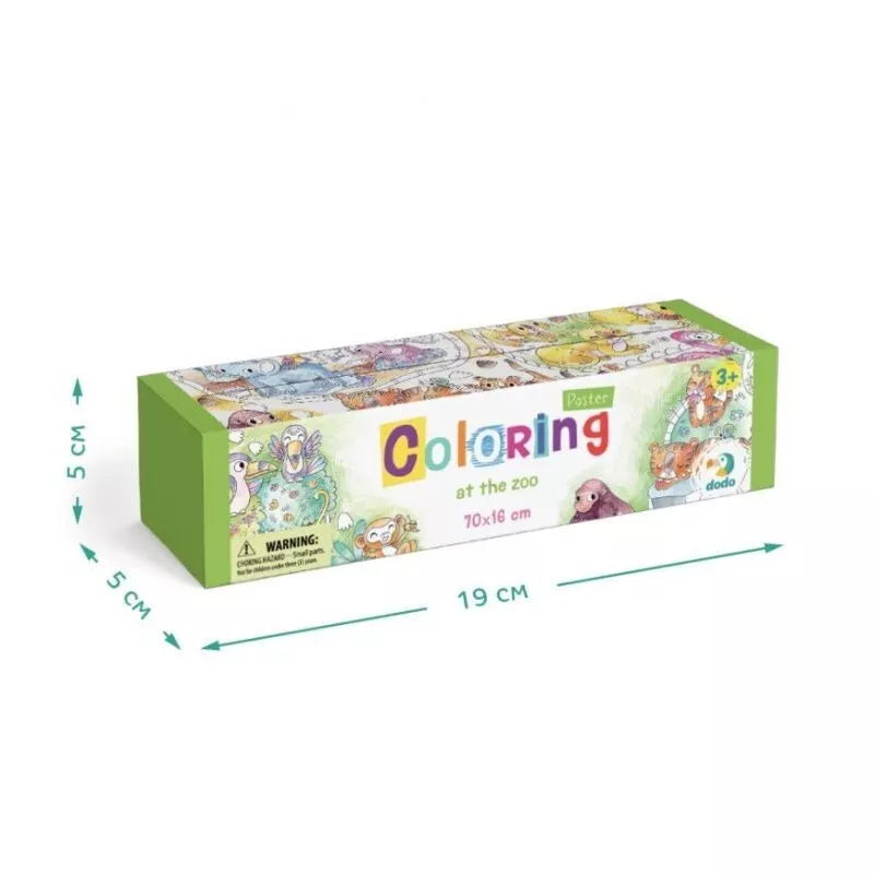 Dodo spalvinimo ritinys Zoologijos sodas