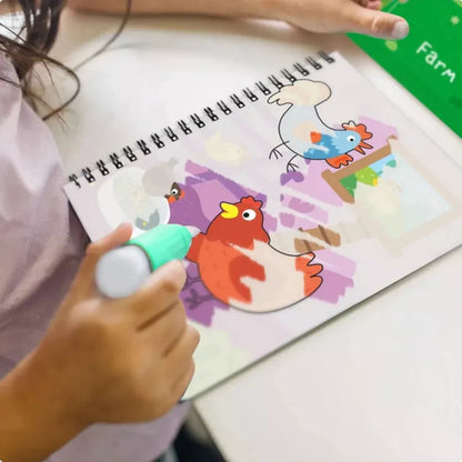 Dodo spalvinimo vandeniu knygutė Ūkis
