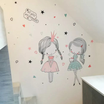 INSPIO fėjos, lipdukai mėtų ir pudros rausvos spalvos