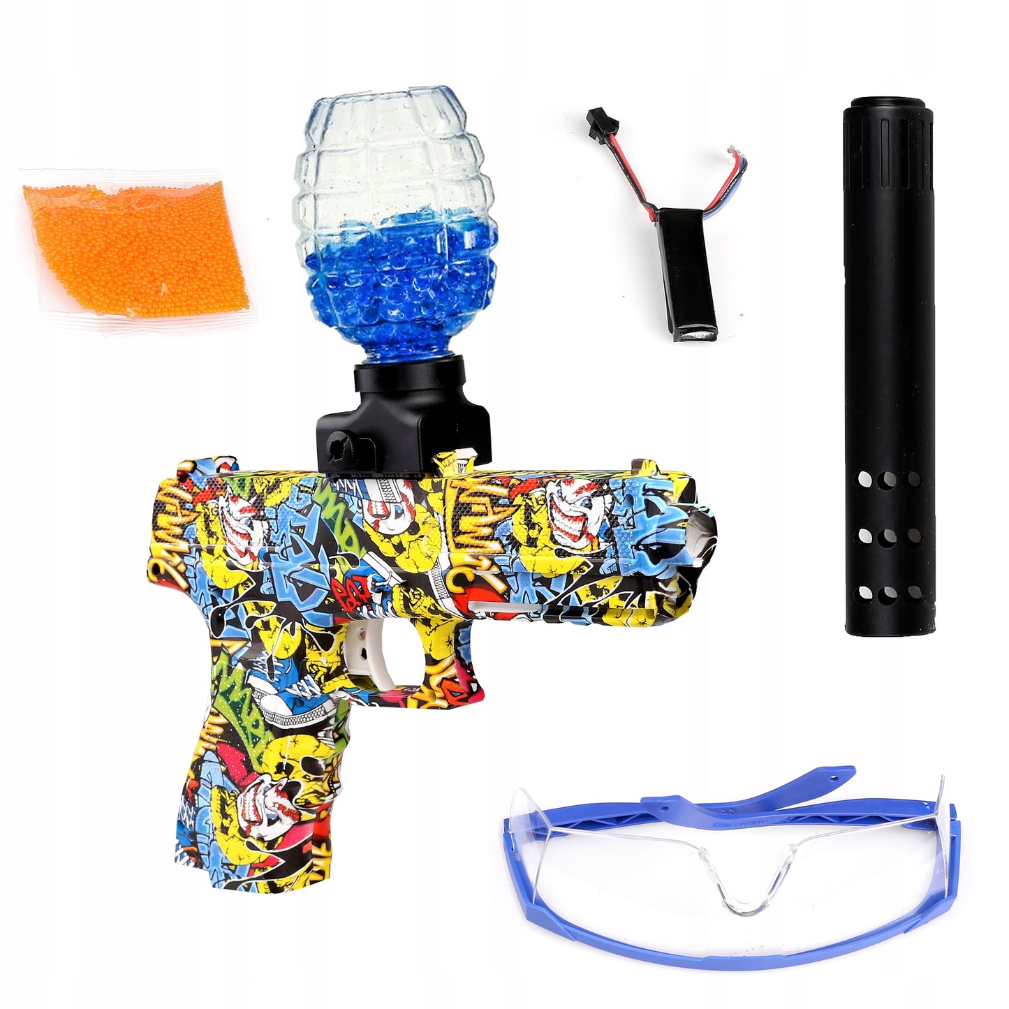 Desert Eagle gelinis žaislas – Blasteris (Geltonas)