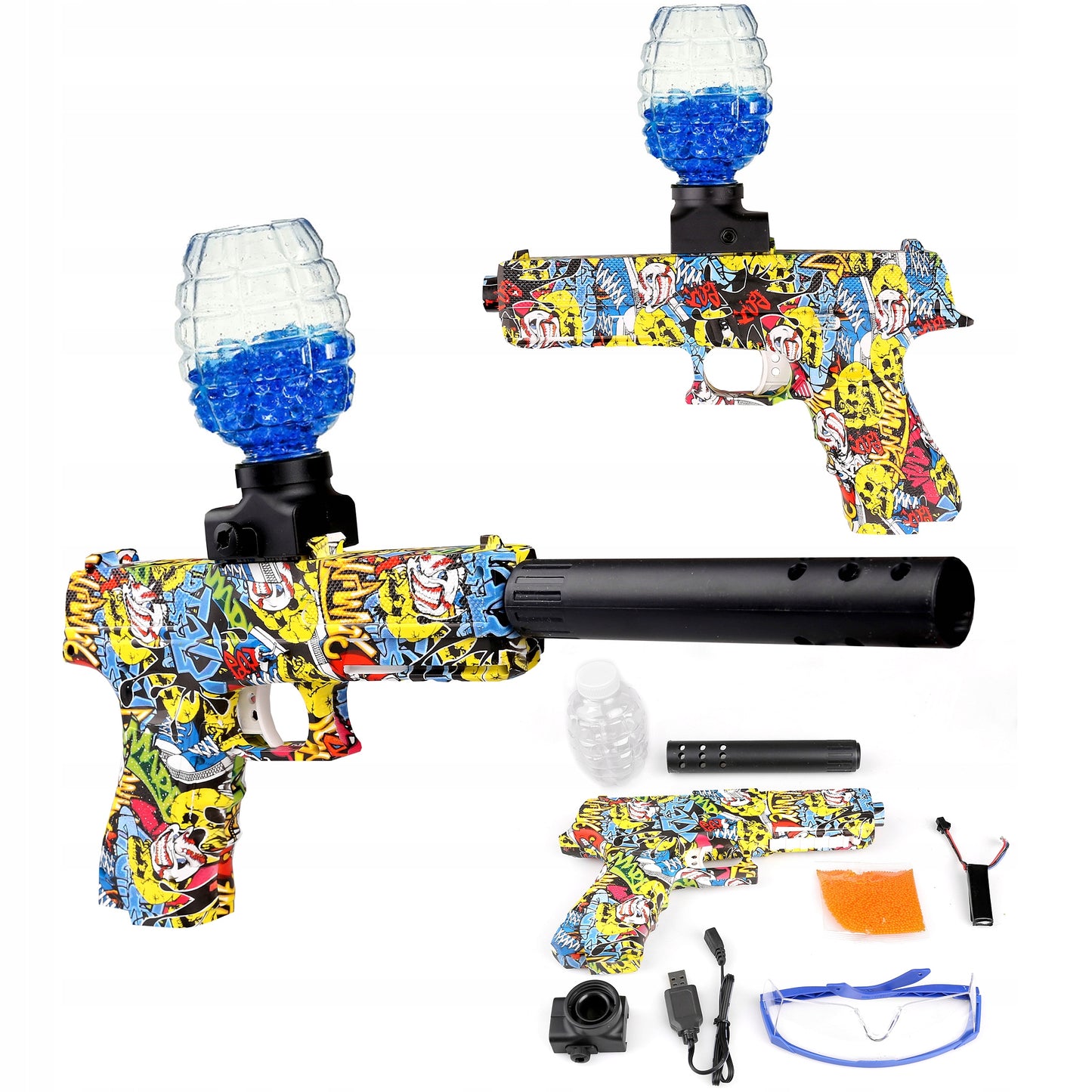 Desert Eagle gelinis žaislas – Blasteris (Geltonas)
